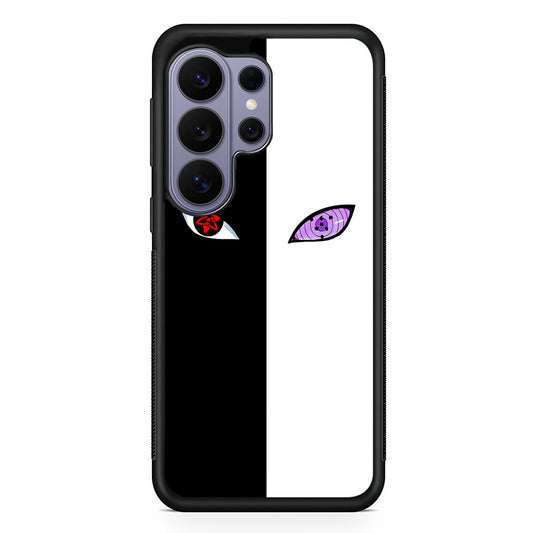 Sharingan Rinnegan Black White Samsung Galaxy S26 Ultra Case | Protective Rubber Cover