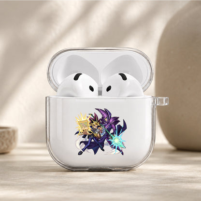 Yu-Gi-Oh Dark Magician Yugi Protective Apple Airpods 4 Clear Case - Durable Clear Protection