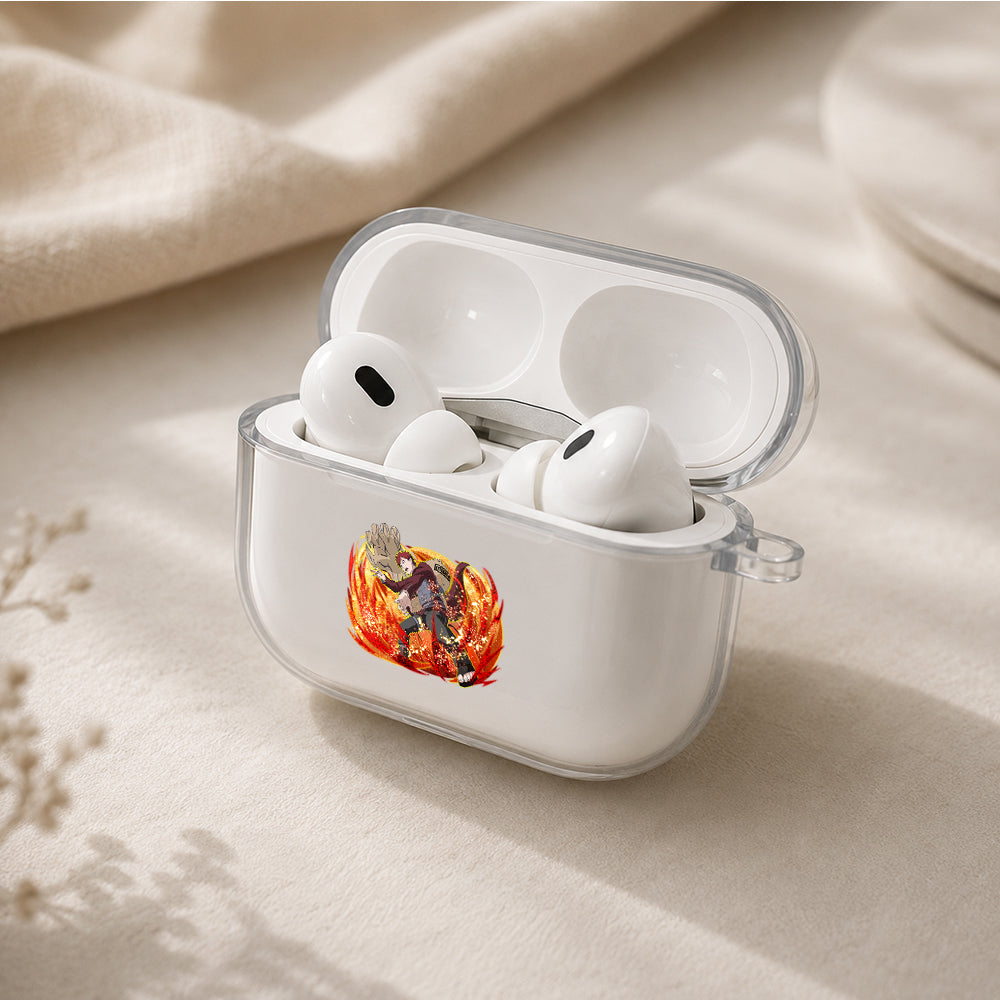 Gaara Monstrous Sand Arm Protective Apple AirPods Pro 3 Clear Case | Shockproof Cover