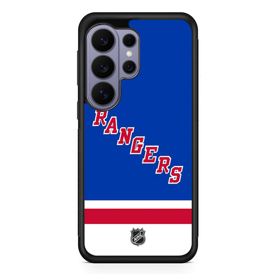 NHL New York Rangers Blue Samsung Galaxy S26 Ultra Case | Protective Rubber Cover