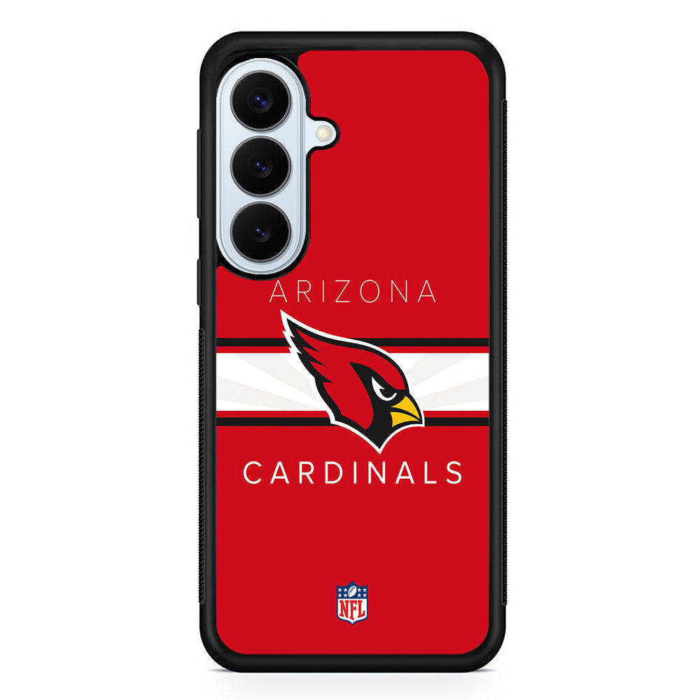 NFL Arizona Cardinals Team Logo Samsung Galaxy S26 Plus Case | Slim Protective Rubber Cover