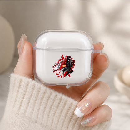 Chainsaw Man Dark Hunt Protective Apple Airpods 4 Clear Case - Durable Clear Protection
