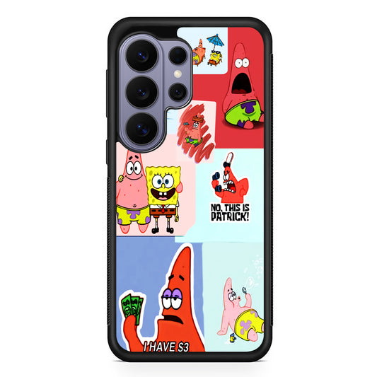 Spongebob Patrick Aesthetic Samsung Galaxy S26 Ultra Case | Protective Rubber Cover