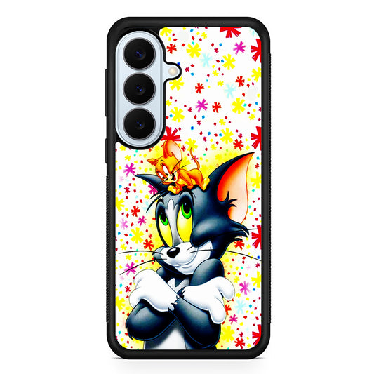 Tom and Jerry Motif Samsung Galaxy S26 Plus Case | Slim Protective Rubber Cover