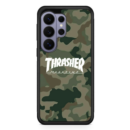 Thrasher Magazine Green Army Samsung Galaxy S26 Ultra Case | Slim Durable Protective Cover