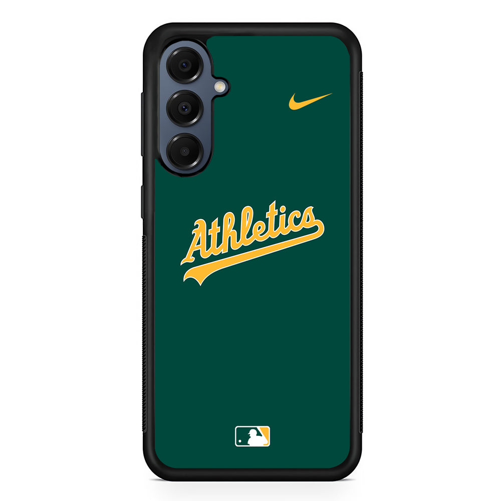 MLB Athletics Green Nike Samsung Galaxy A16 Case | Slim Protective Cover for Samsung Galaxy A16