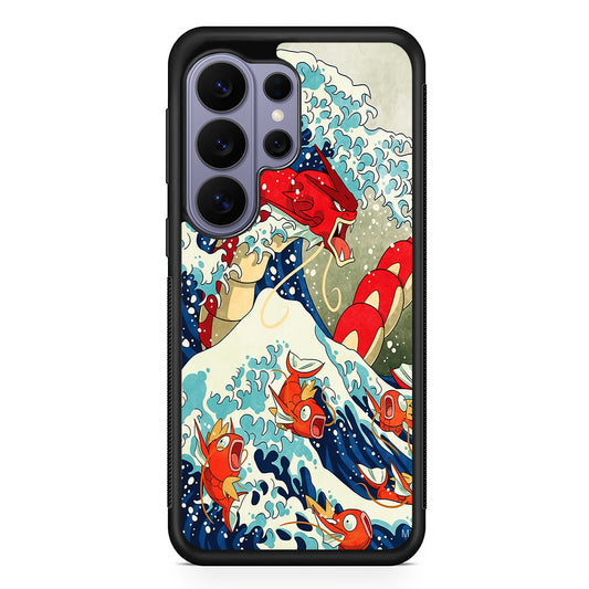 The Great Wave Gyarados Samsung Galaxy S26 Ultra Case | Protective Rubber Cover