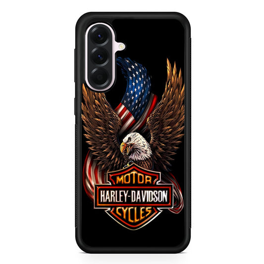 Harley Davidson Eagle US Samsung Galaxy A56 Case | Samsung Galaxy A56 Protective Rubber Case