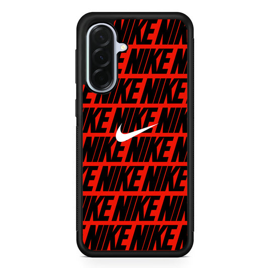 Nike in Red Samsung Galaxy A36 Case | Durable Samsung Galaxy A36 Protective Case