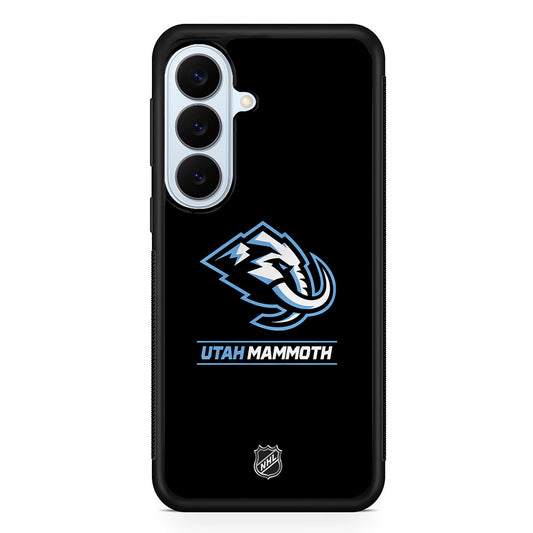 NHL Utah Mammoth Black Samsung Galaxy S26 Plus Case | Slim Protective Rubber Cover