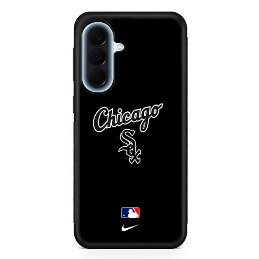 MLB Chicago White Sox Black Nike Samsung Galaxy A57 Case | Slim Samsung Galaxy A57 Protective Case