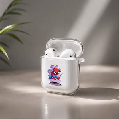 Cute Cartoon Spiderman Protective Clear Case Cover For Apple Airpods | Soft Silicone AirPods 1 / 2 Case | Protective Cover