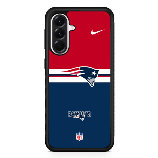 NFL New England Patriots Team Nike Samsung Galaxy A56 Case | Samsung Galaxy A56 Protective Rubber Case