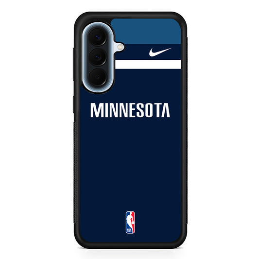 NBA Minnesota Timberwolves Navy Nike Samsung Galaxy A57 Case | Slim Samsung Galaxy A57 Protective Case