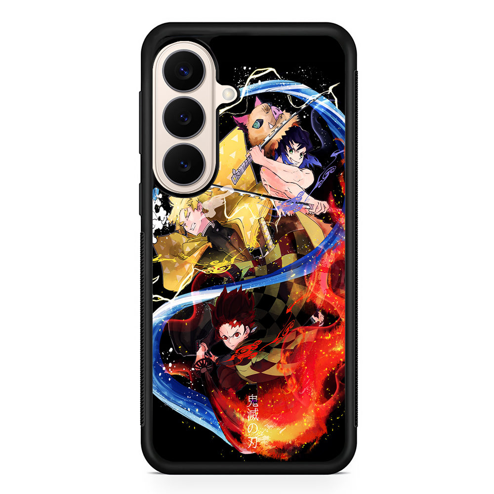 Kimetsu no Yaiba Demon Slayer Samsung Galaxy S26 Case | Durable Protective Rubber Cover