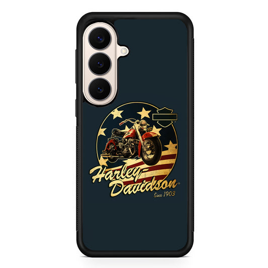 Harley Vintage Logo Samsung Galaxy S26 Case – Slim Protective Phone Cover