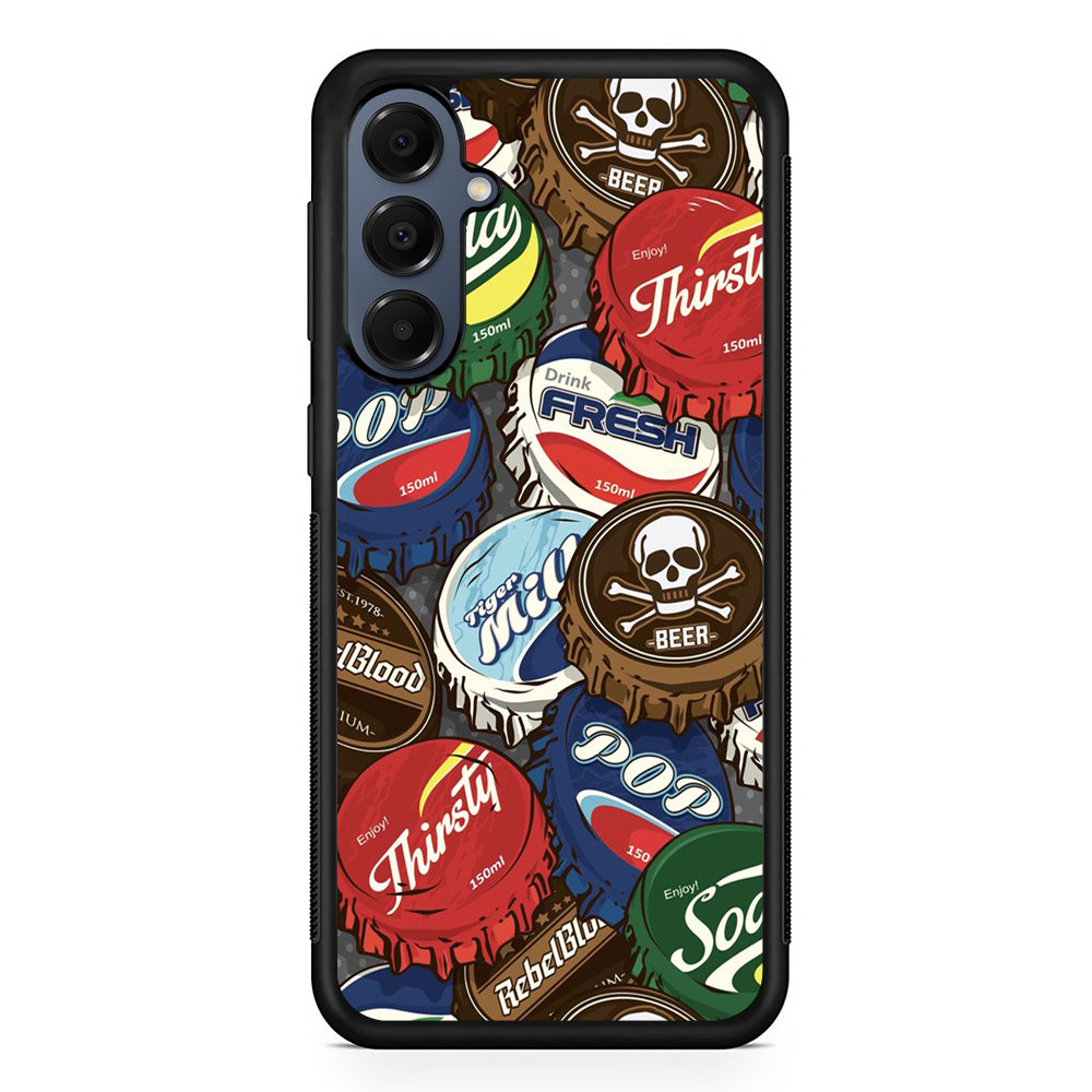 Bottle Cap Doodle Samsung Galaxy A16 Case | Slim Protective Cover for Samsung Galaxy A16