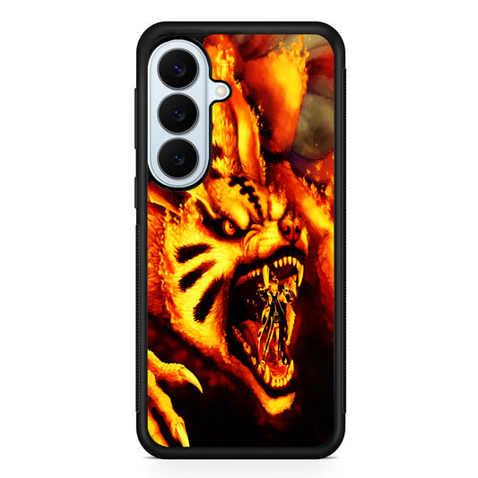 Naruto Nine Tailed Demon Fox Samsung Galaxy S26 Plus Case | Slim Protective Rubber Cover