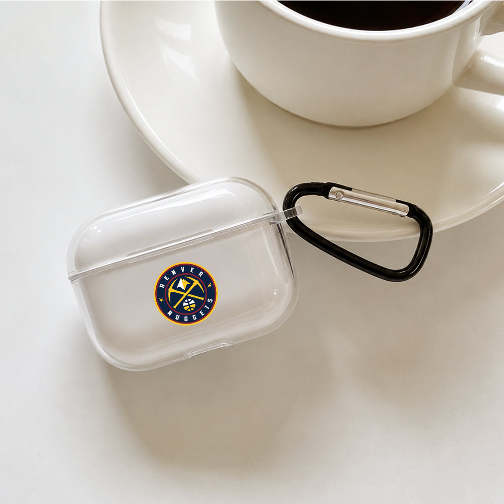 NBA Denver Nuggets Symbol Protective Apple AirPods Pro 3 Clear Case | Shockproof Cover