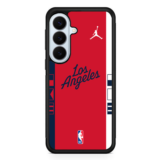 NBA LA Clippers Red Jordan Samsung Galaxy S26 Plus Case | Lightweight Protective Phone Cover