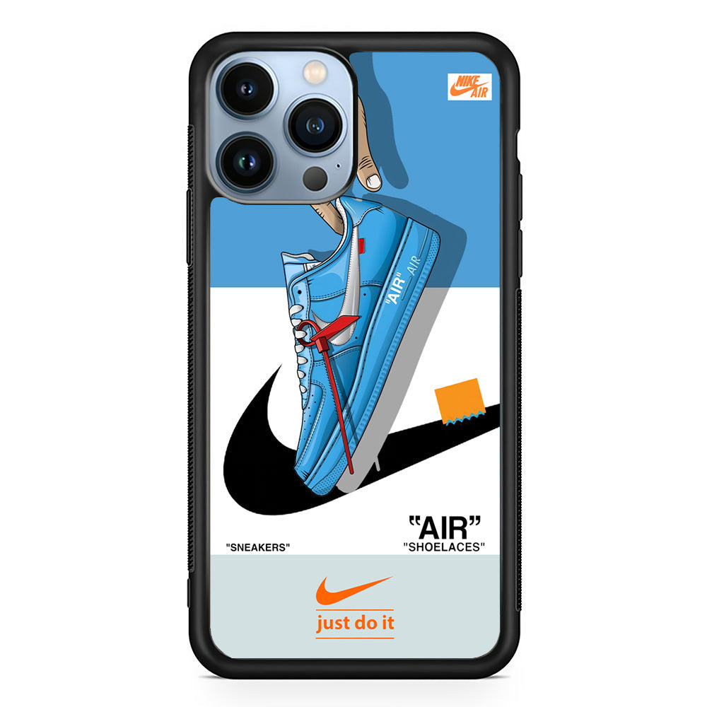 Nike Air Sneakers Max iPhone 15 Pro Max Case Black Aesthetic Design