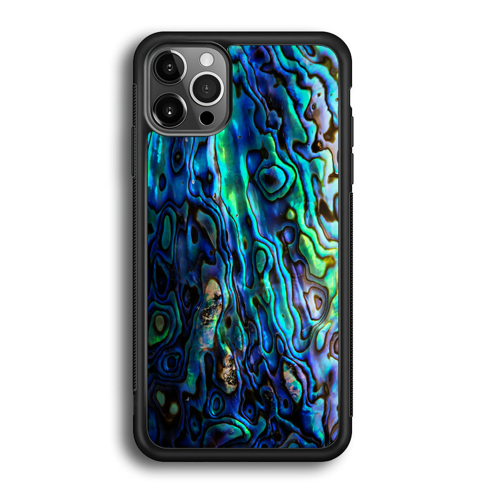 Abalone Shell Blue iPhone 12 Pro Case