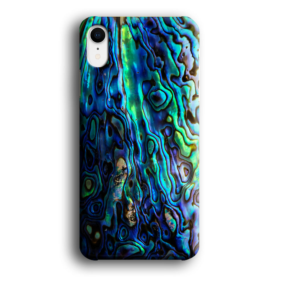 Abalone Shell Blue iPhone XR Case