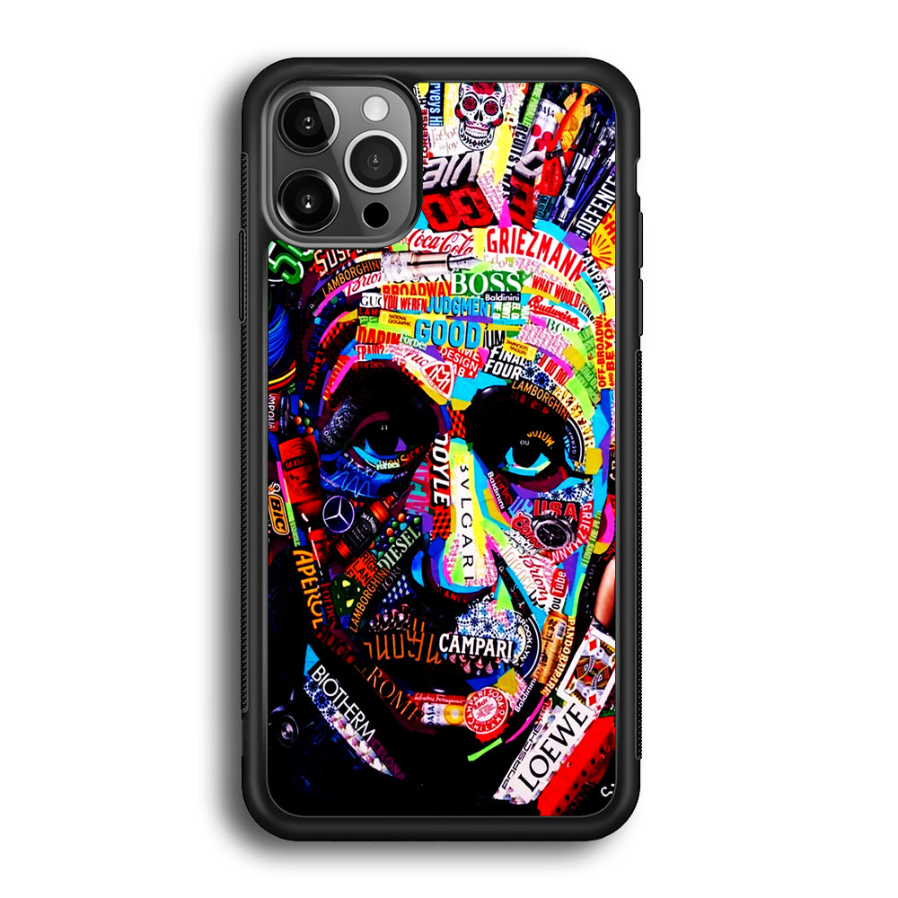 Albert Einstein Abstract iPhone 12 Pro Case