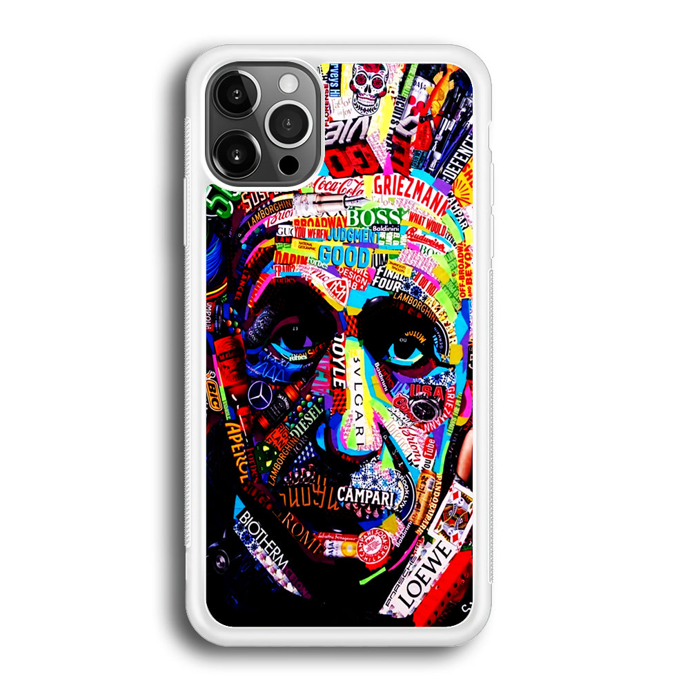 Albert Einstein Abstract iPhone 12 Pro Case