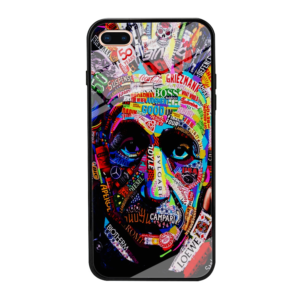 Albert Einstein Abstract iPhone 8 Plus Case