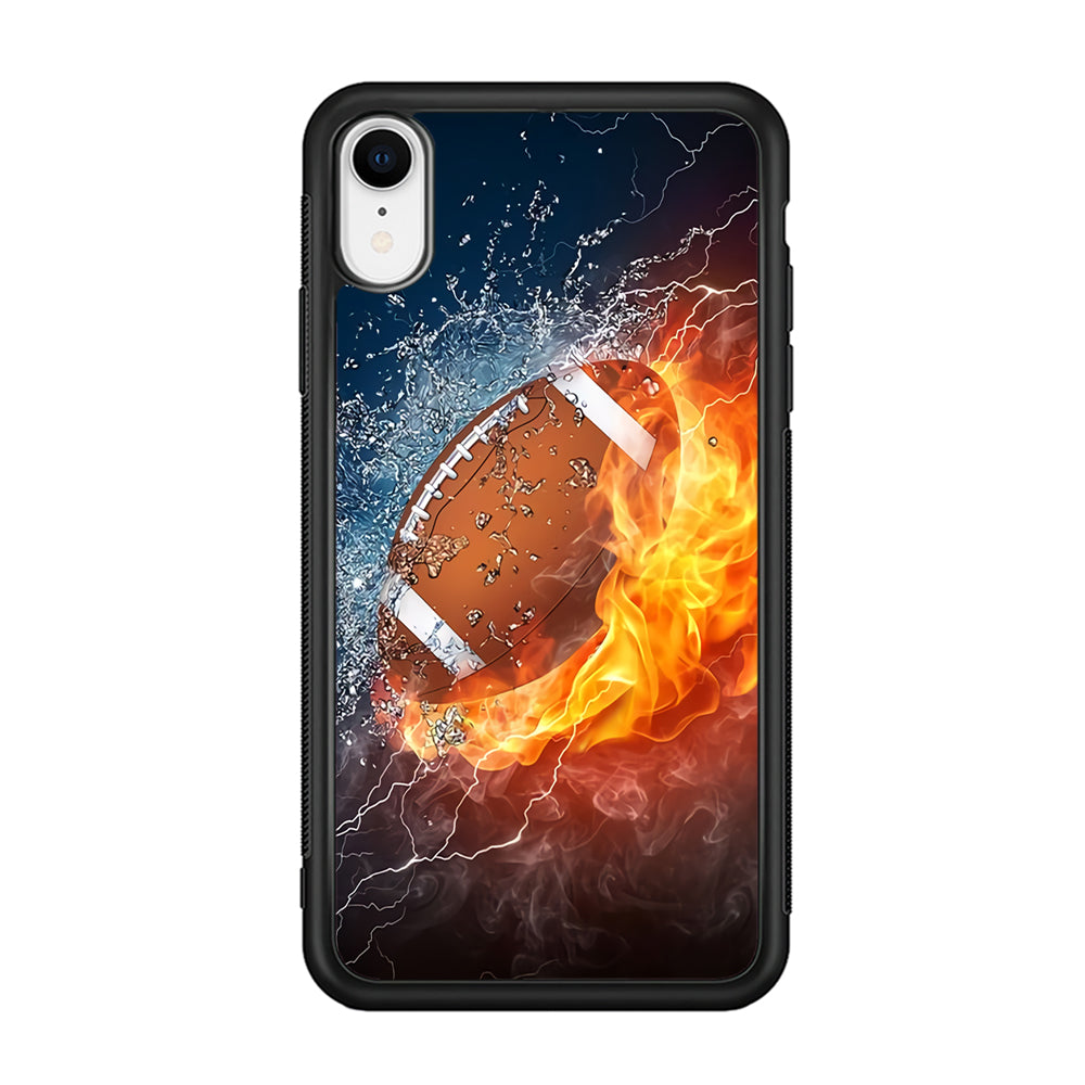 American Football Ball Cool Art iPhone XR Case