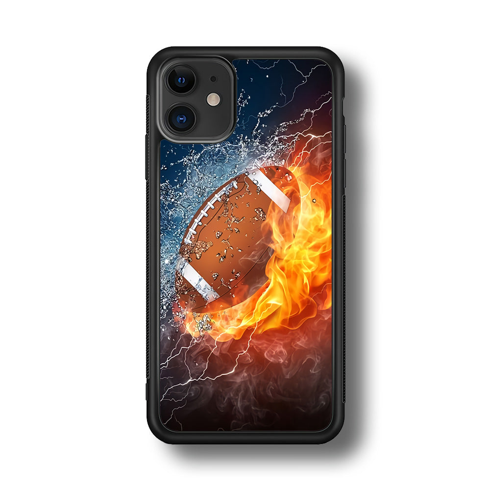 American Football Ball Cool Art iPhone 11 Case