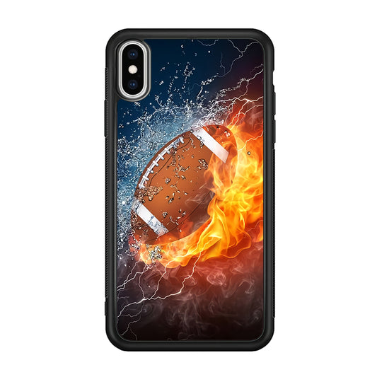 American Football Ball Cool Art iPhone Xs Max Case