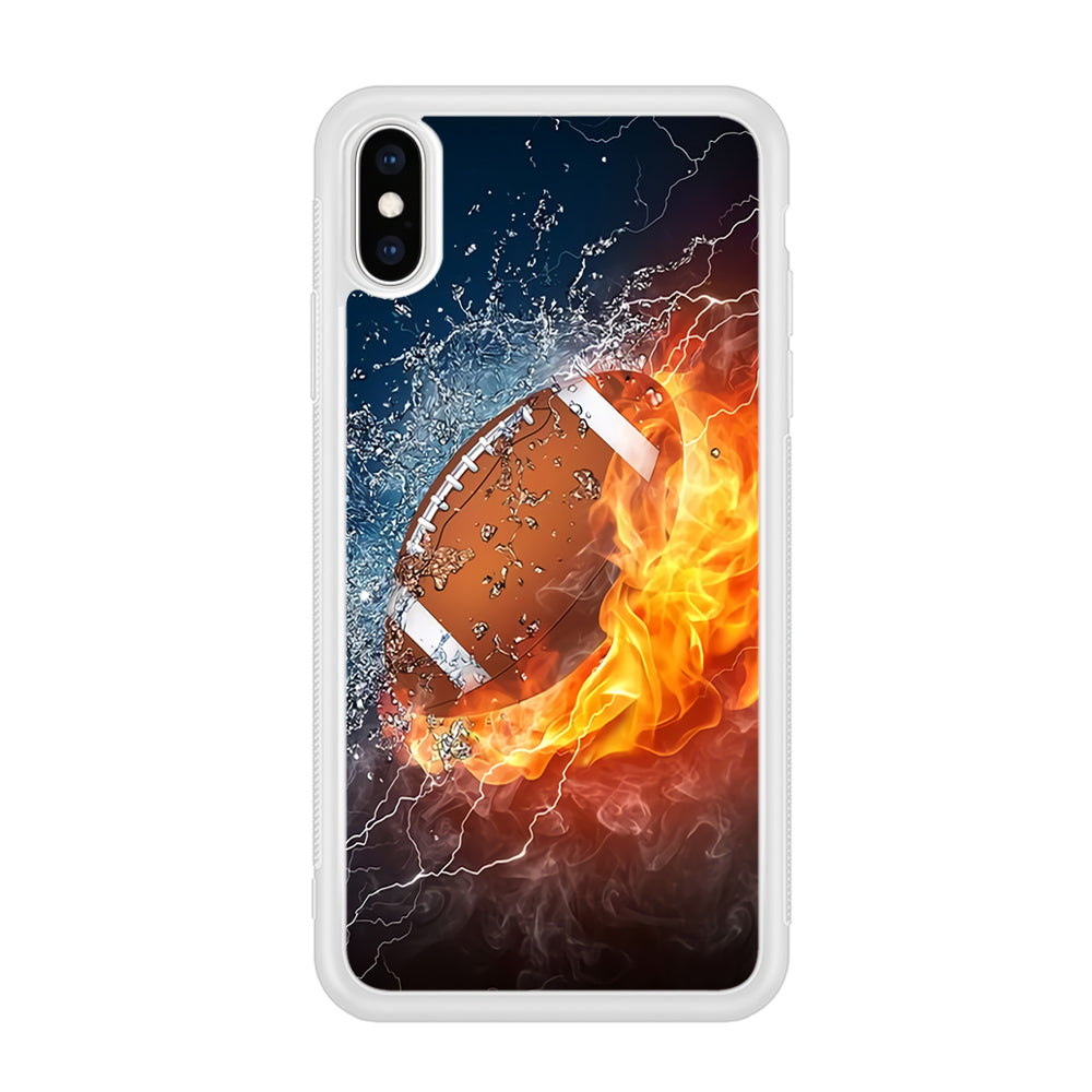 American Football Ball Cool Art iPhone Xs Case