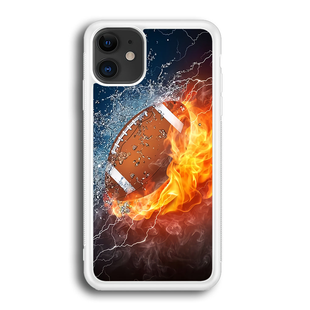 American Football Ball Cool Art iPhone 12 Case