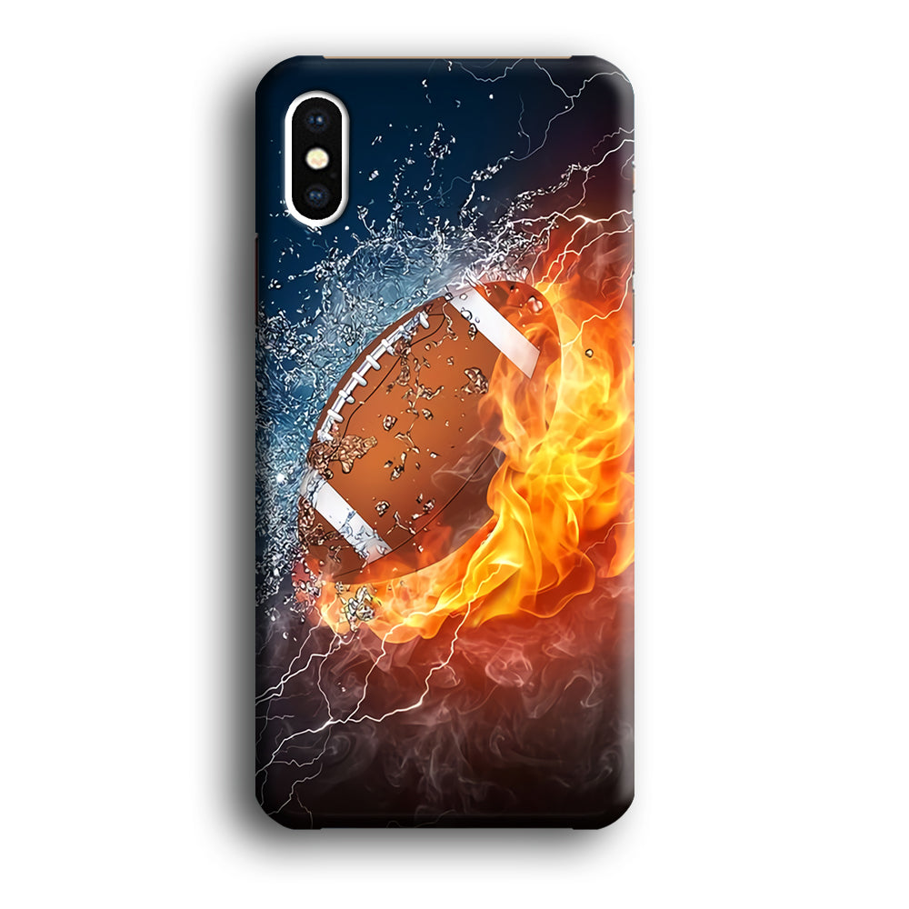 American Football Ball Cool Art iPhone Xs Case