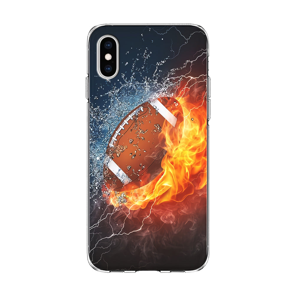 American Football Ball Cool Art iPhone Xs Case