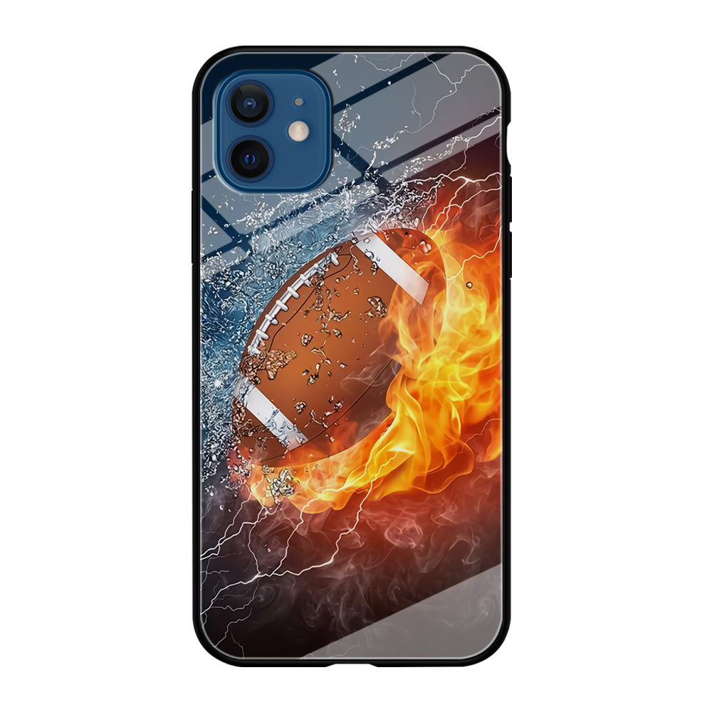 American Football Ball Cool Art iPhone 12 Case