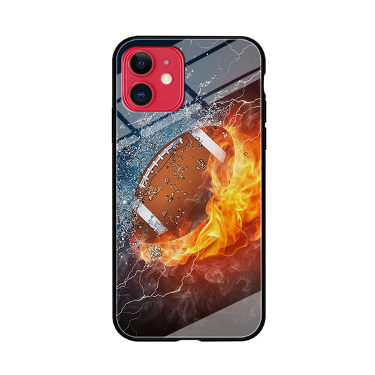 American Football Ball Cool Art iPhone 11 Case