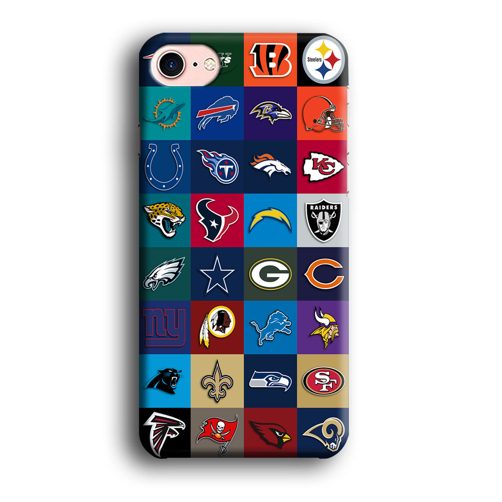 American Football Teams NFL iPhone SE 3 2022 Case