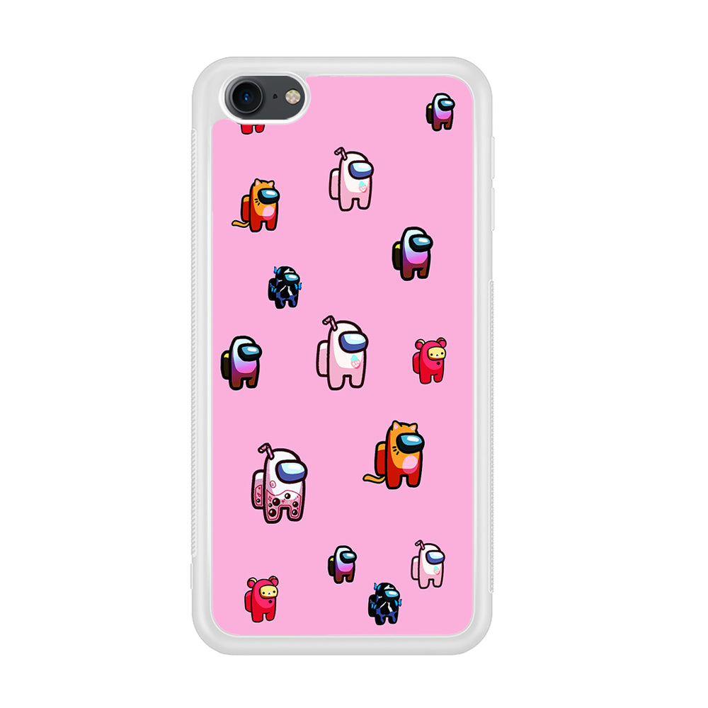 Among Us Cute Pink iPod Touch 6 Case