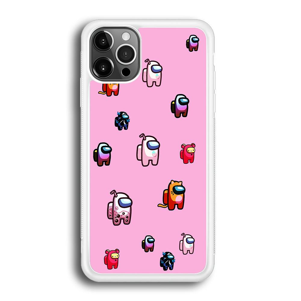 Among Us Cute Pink iPhone 12 Pro Case