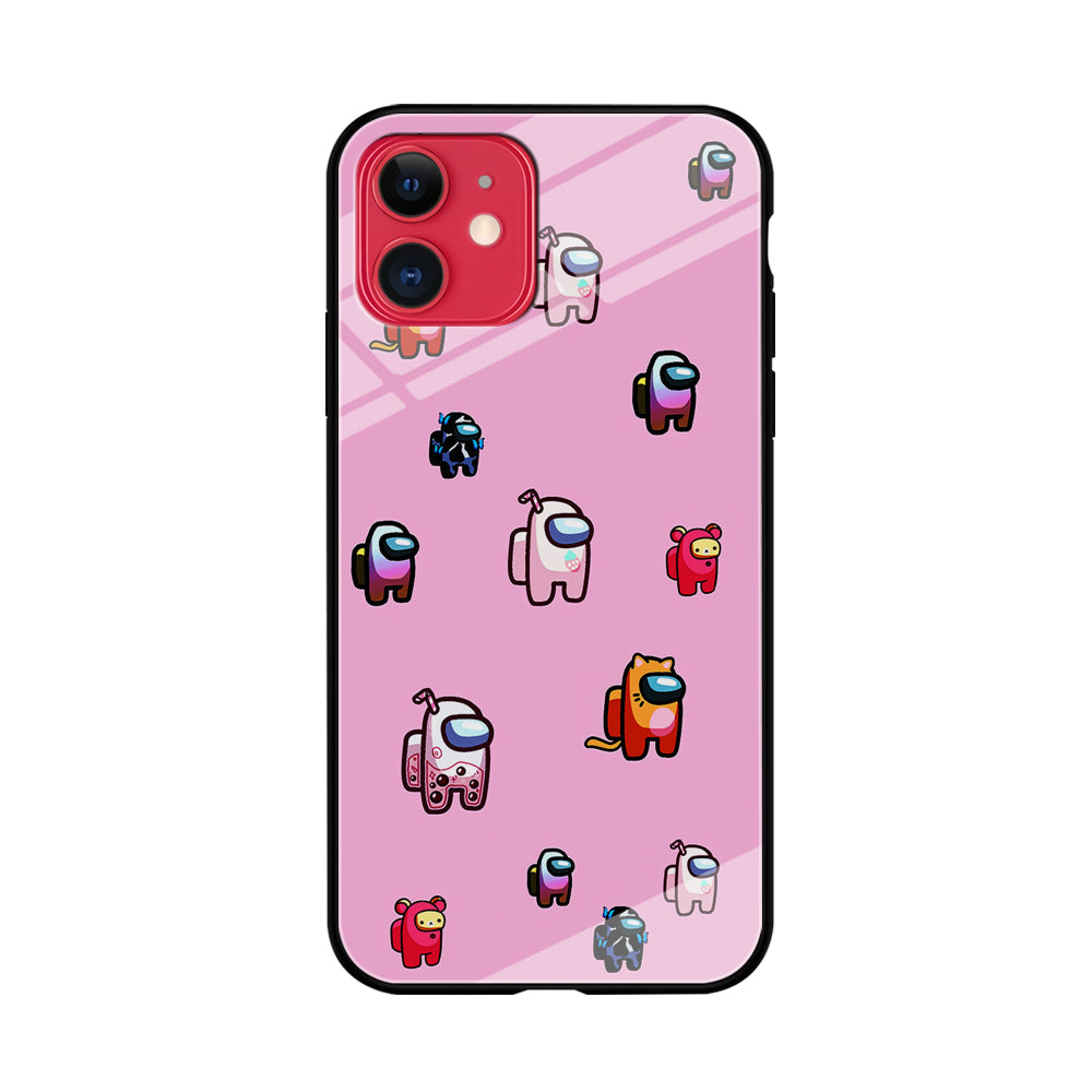 Among Us Cute Pink iPhone 11 Case