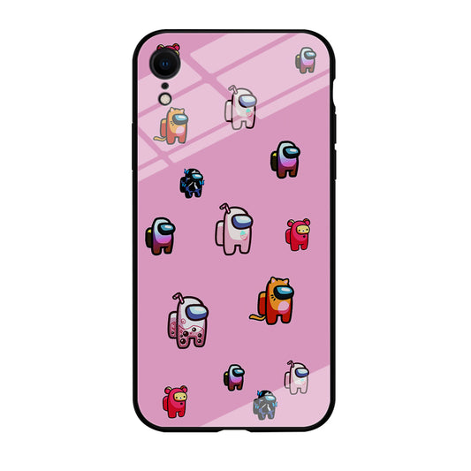 Among Us Cute Pink iPhone XR Case