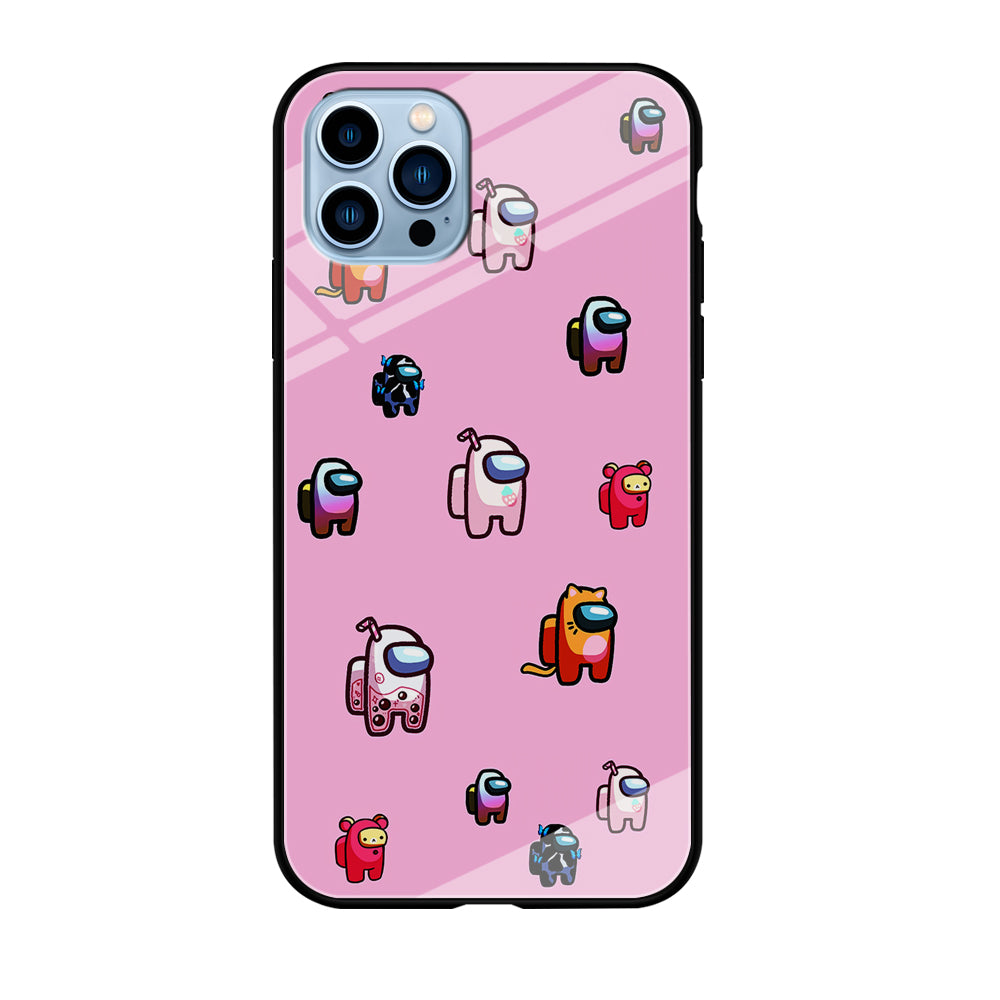 Among Us Cute Pink iPhone 12 Pro Max Case