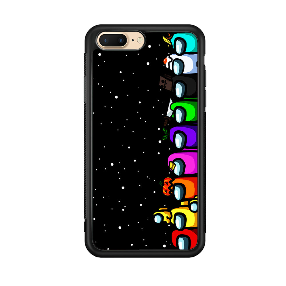 Among Us Galaxy iPhone 8 Plus Case