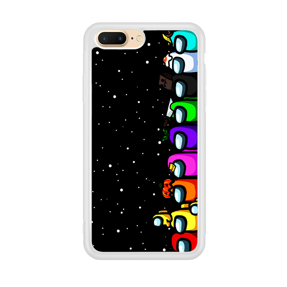 Among Us Galaxy iPhone 8 Plus Case