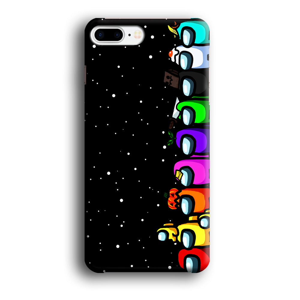 Among Us Galaxy iPhone 8 Plus Case