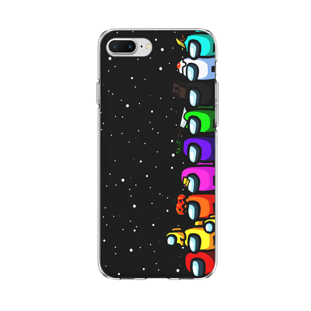 Among Us Galaxy iPhone 8 Plus Case