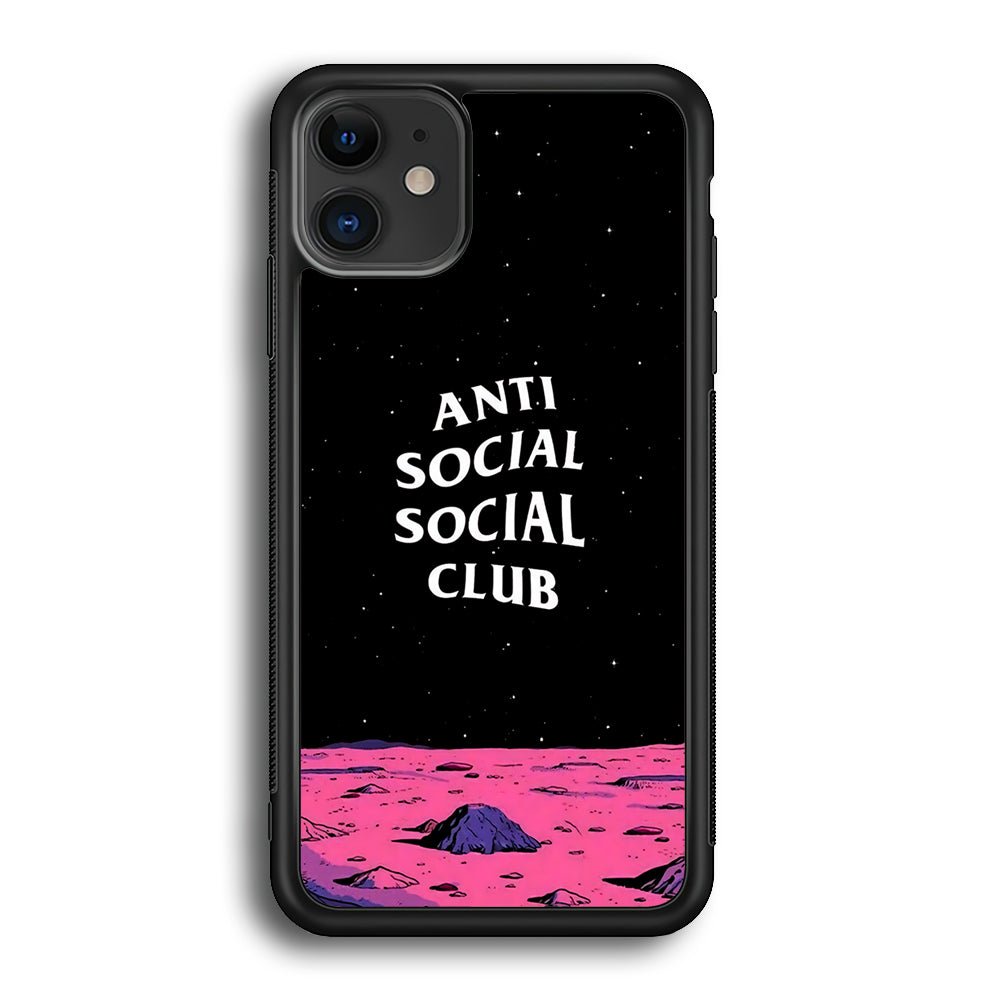 Anti Social Club Moon iPhone 12 Case